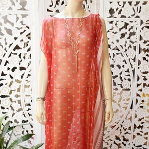 Vintage sheer kaftan multiple ways to wear